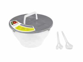 Miska do sałaty Salad 5 L szara DOMOTTI