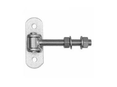 Zdjęcie: Zawias regulowany przykręcany M16 płytka 115x40 trzpień L-130 METRO