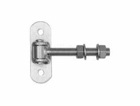 Zawias regulowany przykręcany M16 płytka 115x40 trzpień L-130 METRO