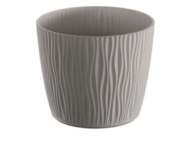 Zdjęcie: Doniczka Sandy szary kamienny 11 cm PROSPERPLAST