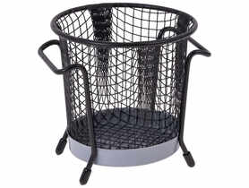 Ociekacz na sztućce okrągły czarny ANDER