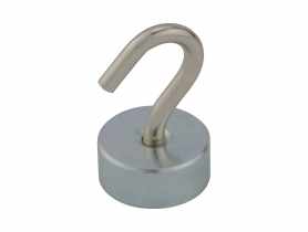 Magnes neodymowy okrągły z haczykiem M4 19x8 mm, 2 sztuki STAHL