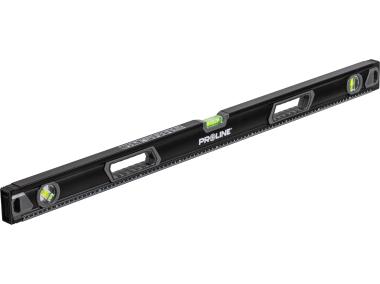 Zdjęcie: Poziomnica premium uchwyty, 3 libelki, frezowana, 0,5mm / 1m, poziomica, magnes 2%, 100 cm PROLINE