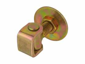 Zawias regulowany spawany M20 ocynk żółty METRO