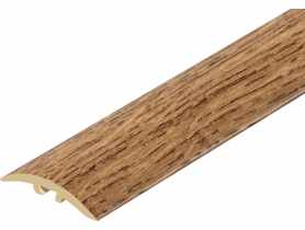 Kształtownik PVC wcisk wąski 30 mm 2w1 L= 1,80 m Dąb Palony okleina mat CEZAR
