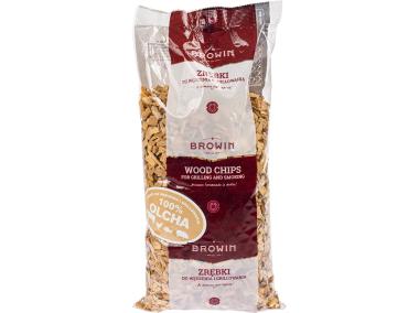 Zdjęcie: Zrębki wędzarnicze, olcha, 650 g, średnie KL8 BROWIN