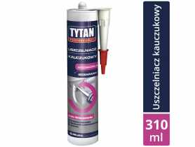 Uszczelniacz kauczukowy bezbarwny 310 ml TYTAN PROFESSIONAL