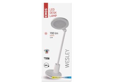 Zdjęcie: Lampa biurkowa LED Wesey biała EMOS