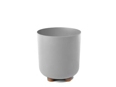 Zdjęcie: Donica Sofia 19 cm szara LAMELA PLASTIC