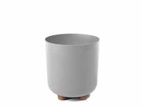 Donica Sofia 19 cm szara LAMELA PLASTIC