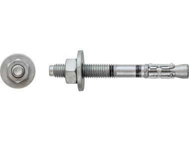 Zdjęcie: Kotwa opaskowa w płatkowej powłoce cynkowej z dużą podkładką R-HPTII-ZF 8x80 mm RAWLPLUG