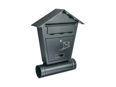 Zdjęcie: Skrzynka na listy SD2T domek z tubą antyk szary METRO