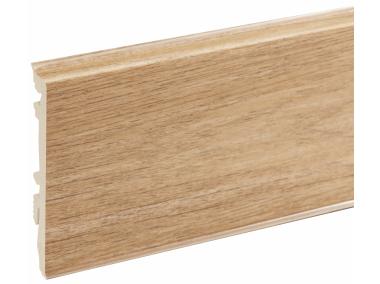 Zdjęcie: Listwa przypodłogowa PVC Masterline 1,3x8 cm, 2,2 m Tobacco Mat CEZAR