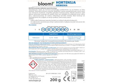 Zdjęcie: Nawóz barwiący Hortensja niebieska 200 g BOPON BLOOM