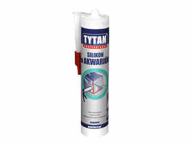 Silikon do akwarium bezbarwny 310 ml TYTAN