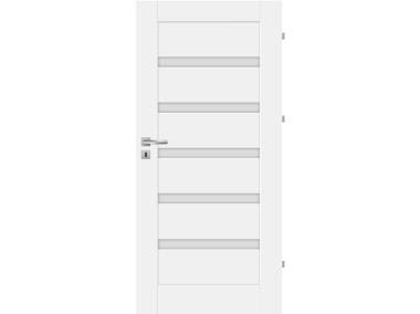 Zdjęcie: Drzwi wewnętrzne Credo 70P biały, mleczna szyba, pokój NAWADOOR