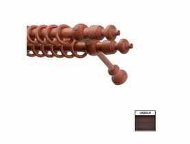 Karnisz podwójny Hermes  200 cm orzech KARWEL