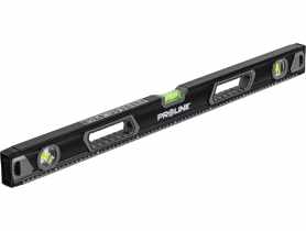 Poziomnica premium uchwyty, 3 libelki, frezowana, 0,5mm / 1m, poziomica, magnes 2%, 80 cm PROLINE