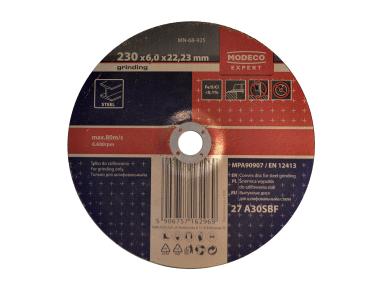 Zdjęcie: Ściernica do szlifowania metalu 230x6,0x22,23 mm wypukle 10 szt. RAWLPLUG