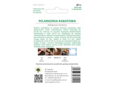 Zdjęcie: Pelargonia rabatowa Gama F1 łososiowa 0,05 g W.LEGUTKO