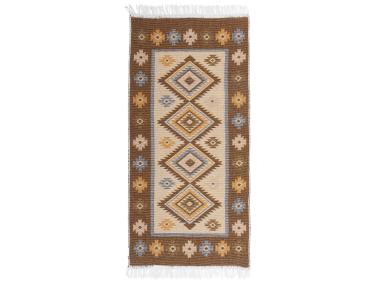 Zdjęcie: Dywan Kilim 60x120 cm miód romby MULTI-DECOR