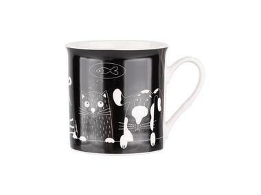 Zdjęcie: Kubek Prosty z wywiniętym rantem Nbc 250 ml Czarny Cool Friends  ALTOMDESIGN