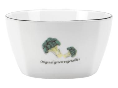 Zdjęcie: Miseczka Toskania 350 ml z porcelany New Bone wzór 3 Broccoli DECOR