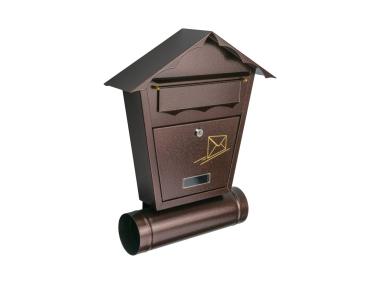 Zdjęcie: Skrzynka na listy SD2T domek z tubą antyk miedź METRO
