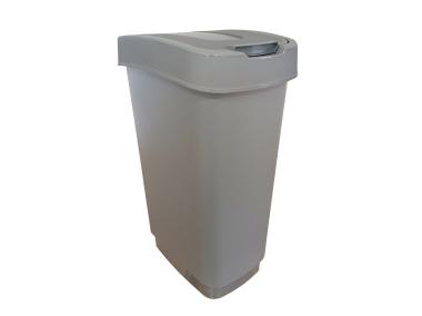 Zdjęcie: Kosz uchylny do segregacji 50 L Domino jasnoszary JOTTA