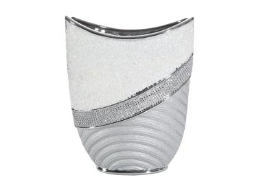 Zdjęcie: Wazon Demi 20x9x25 cm srebrny EUROFIRANY