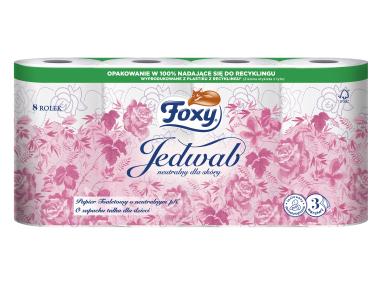Zdjęcie: Papier toaletowy Jedwab 8 szt. FOXY