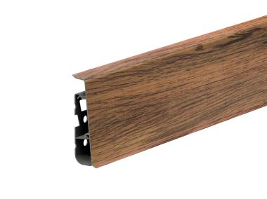 Zdjęcie: Listwa przypodłogowa PVC Hi Line Prestige 2,2x7,5 cm 2,50 m Dąb Kantabryjski Mat CEZAR