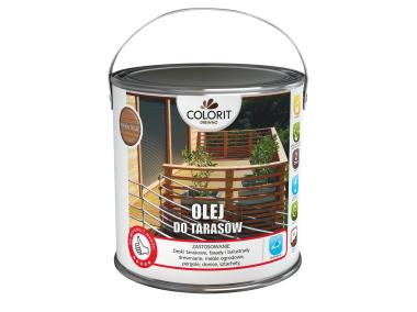 Zdjęcie: Olej do tarasów, teak indonezyjski 2,5 L COLORIT