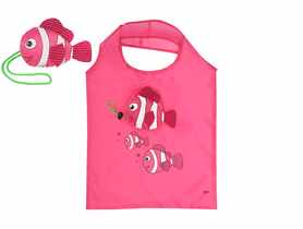 Torba na zakupy składana 38x58 cm Pink Fish RAVI