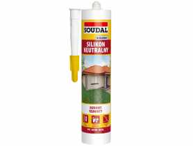 Silikon neutralny 280 ml bezbarwny SOUDAL