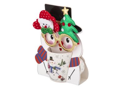 Zdjęcie: Kubek bałwanek 400 ml z okularami świątecznymi ALTOM DESIGN