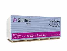 Płyta g-k 12,5x1200x2000 mm Nida Cicha SINIAT
