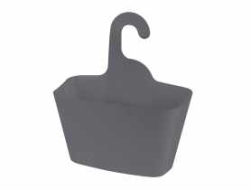 Organizer wiszący modułowy Capri 28,5x12x31,5 cm szary PRAKTYCZNA