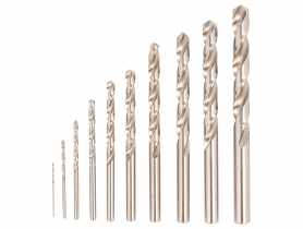 Zestaw wierteł szlifowanych do metalu HSS 1-10 mm 10 elementów RAWLPLUG
