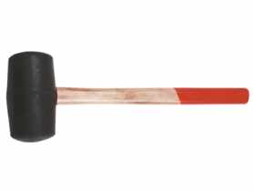 Młotek gumowy 60mm/400 g, trzonek drewniany TOP TOOLS