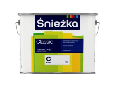 Zdjęcie: Emulsja akrylowa Classic BazaC 9L ŚNIEŻKA