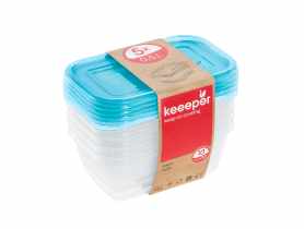 Zestaw 5 pojemników Fredo fresh 0,5 L KEEEPER