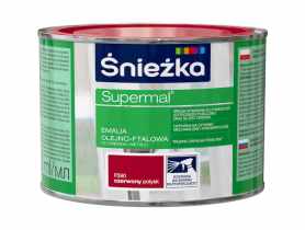 Emalia Supermal czerwony F590 0,4L ŚNIEŻKA