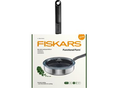 Zdjęcie: Patelnia szefa kuchni 26 cm z pokrywką i powłoką ceramiczną FISKARS
