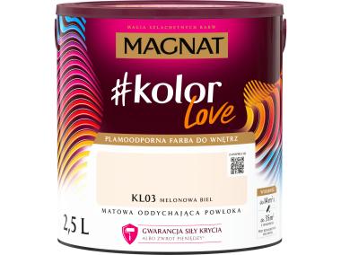 Zdjęcie: Farba KLove KL03 melonowa biel 2,5L MAGNAT