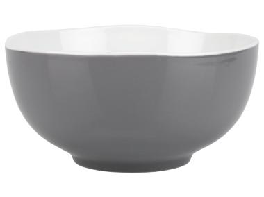 Zdjęcie: Salaterka Etna 16 cm, 800 ml z porcelany New Bone wzór Grey DECOR