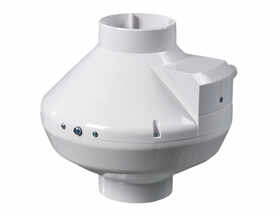 Wentylator kanałowy odśrodkowy w obudowie z plastiku, 150 mm, 460 m3/h, 230 V VENTIKA
