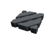 Płyty brukowe Novator Eco Diagonal 40x40x8 cm grafit BRUK-BET