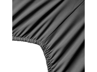Zdjęcie: Prześcieradło z gumką mikrowłókno Soft 100x200+25 cm srebrne EUROFIRANY