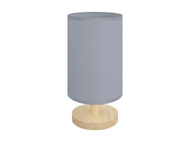 Zdjęcie: Lampka stołowa Bela E14 kolor szary/sosna max 25 W STRUHM